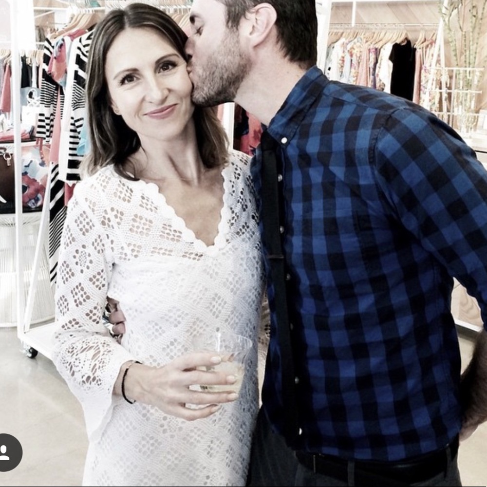 Trina Turk white crochet dress (worn twice)